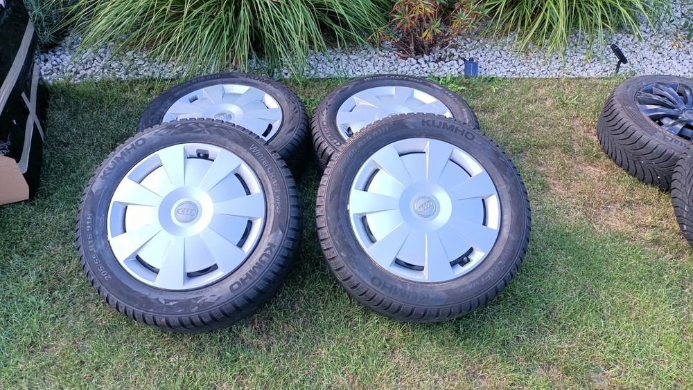 Koła zimowe felgi 16 5x112 et48 Audi a3 a4 VW itd. 205/55/16 okazja