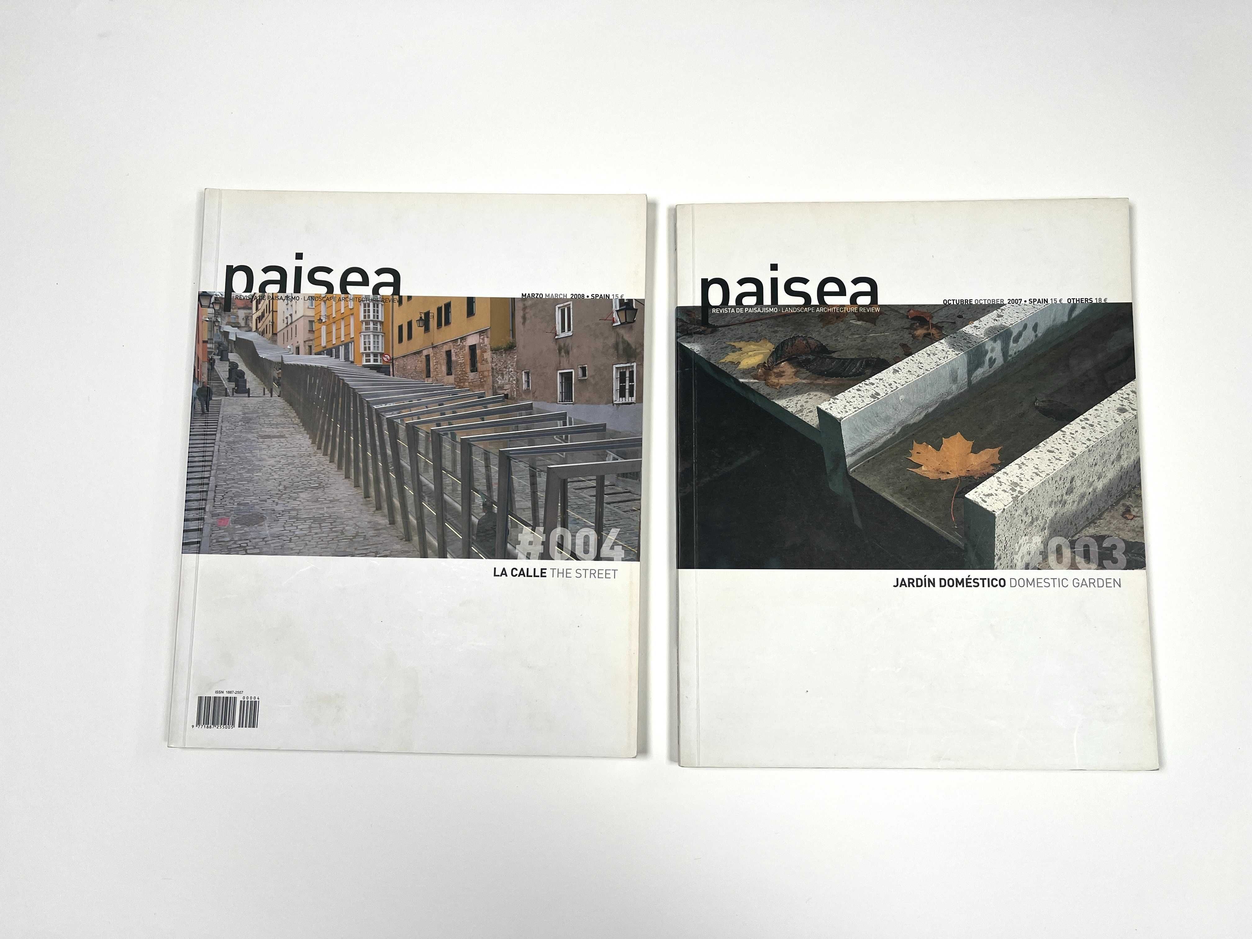 6 Revistas Paisea Landscape architecture / Revista Paisajismo