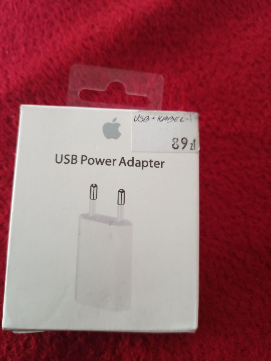 USB Power Adapter Apple czarny