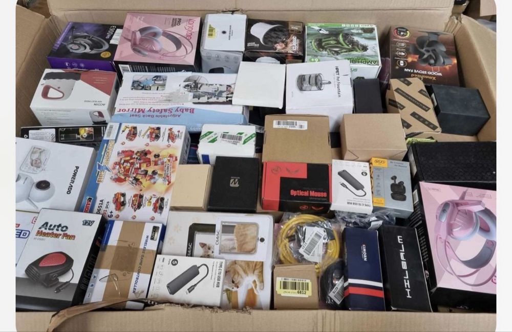 Box Paczka W Ciemno Amazon Karton Elektornika Dom Sport Mix rzeczy