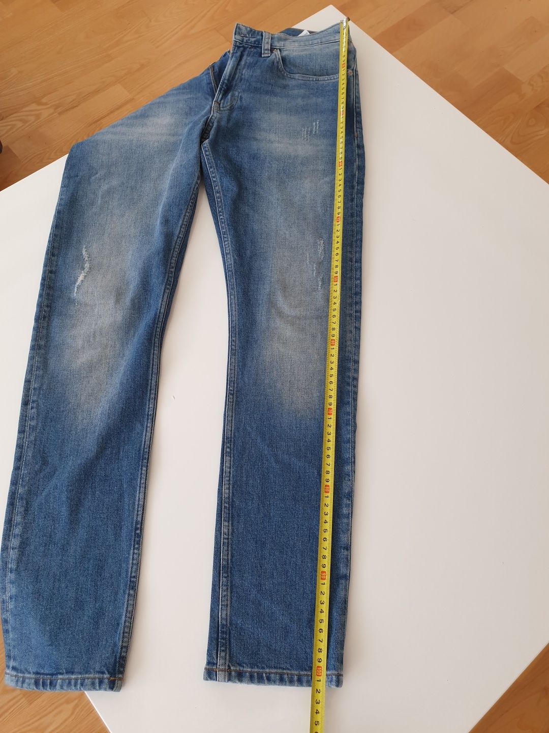 Spodnie jeansowe Calvin Klein W30 L32 CKJ 016 skinny. Czytaj opis