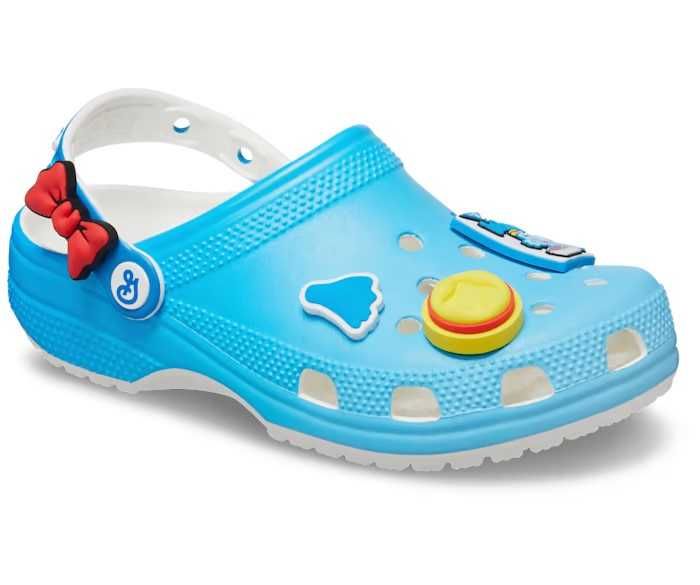 Сабо Crocs з веселими підвісками Jibbitz, W7, W8