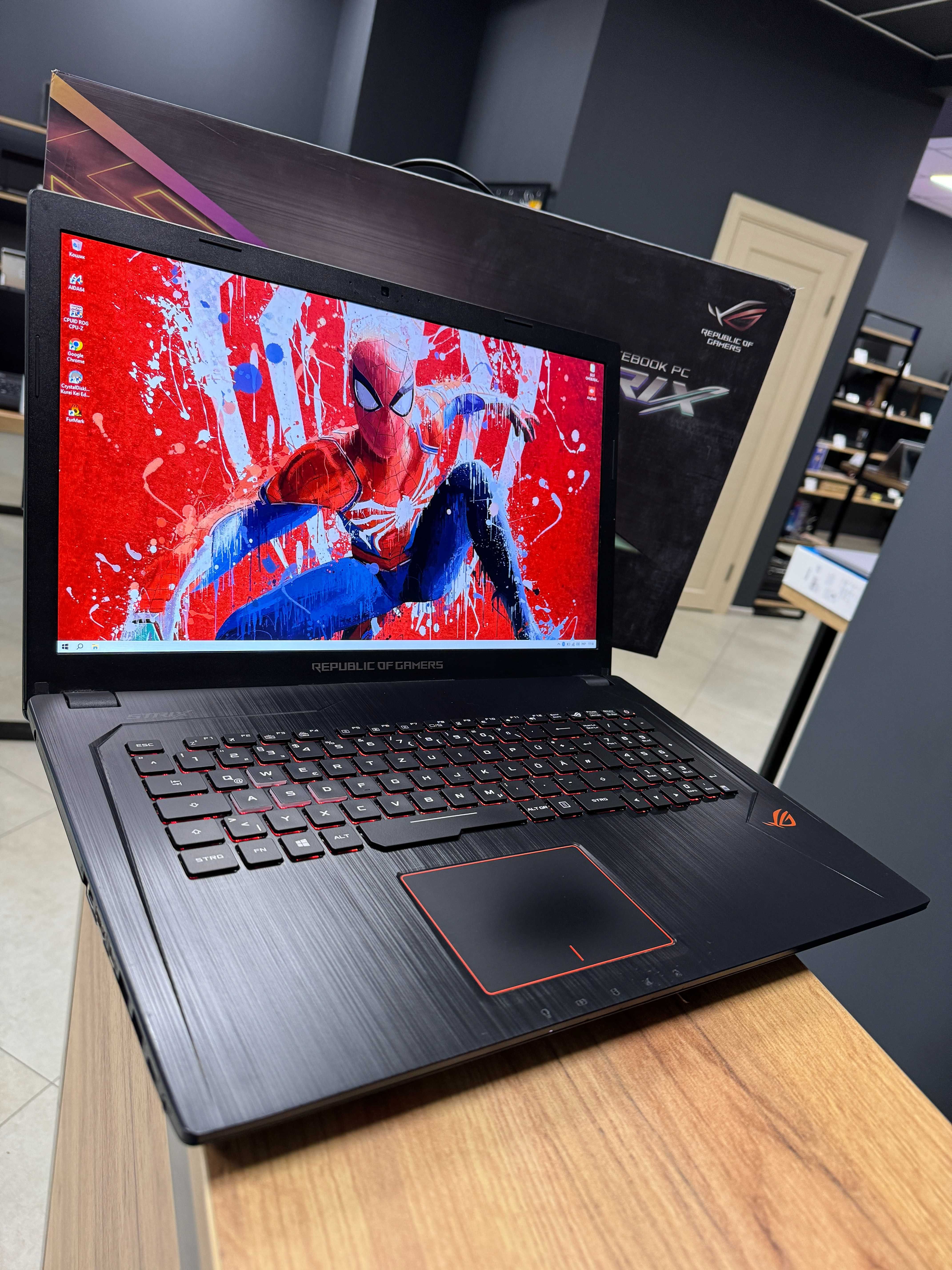 Ігровий ROG Strix 17.3/i5 7300HQ/GTX 1050 2 GB/16 GB/500 NVME/FHD IPS