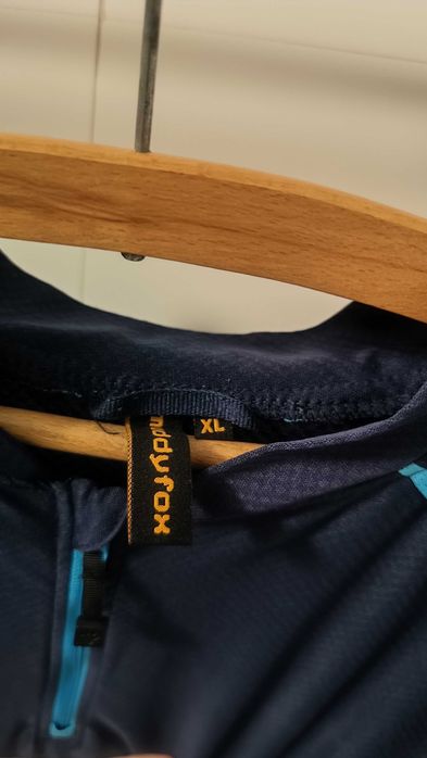 Strój rowerowy na jesień granatowy w rozmiarze XL