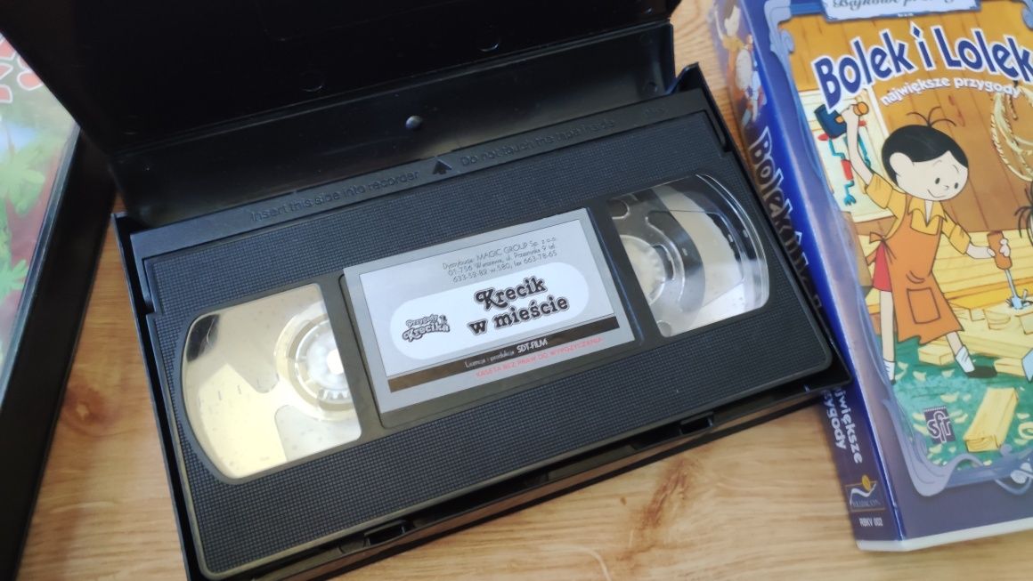 Bajki na VHS. Bardzo ładny stan. 9 sztuk. Wysyłka OLX