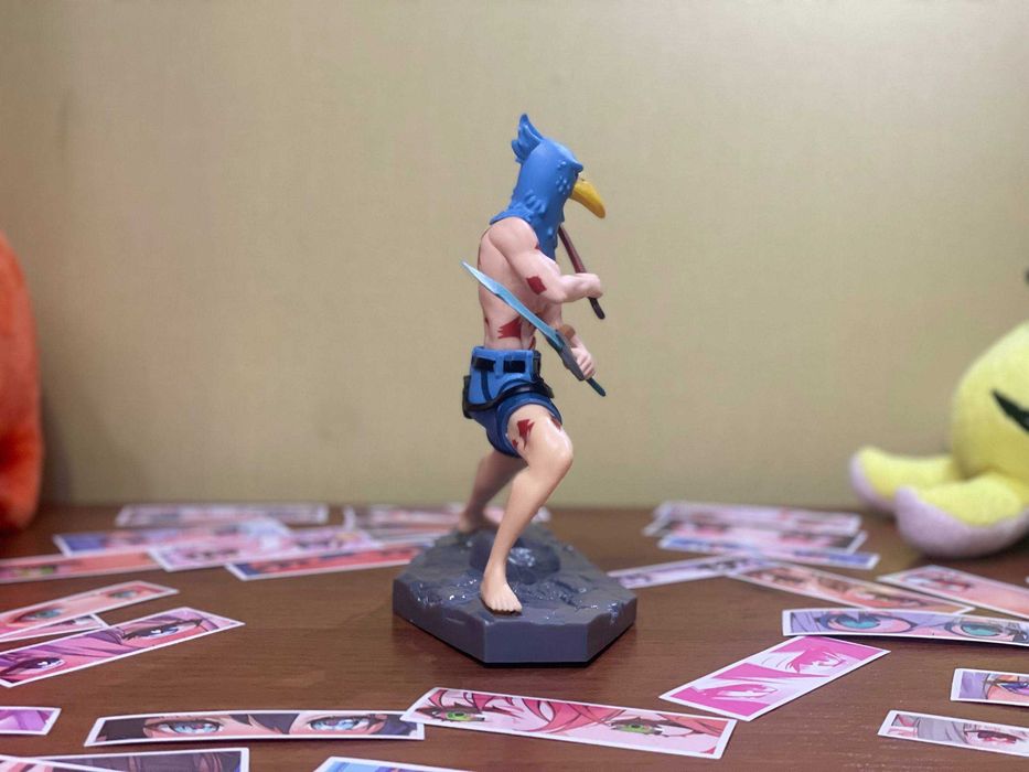 НОВА аніме-фігурка Санраку — (Shangri-La Frontier) 16 см + три наліпки