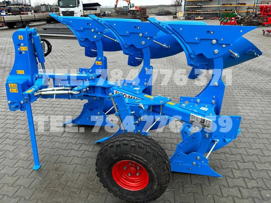 Pług obrotowy zagonowy EURO MASZ odkładnie kvernalend 18" 3/4/5 skiby