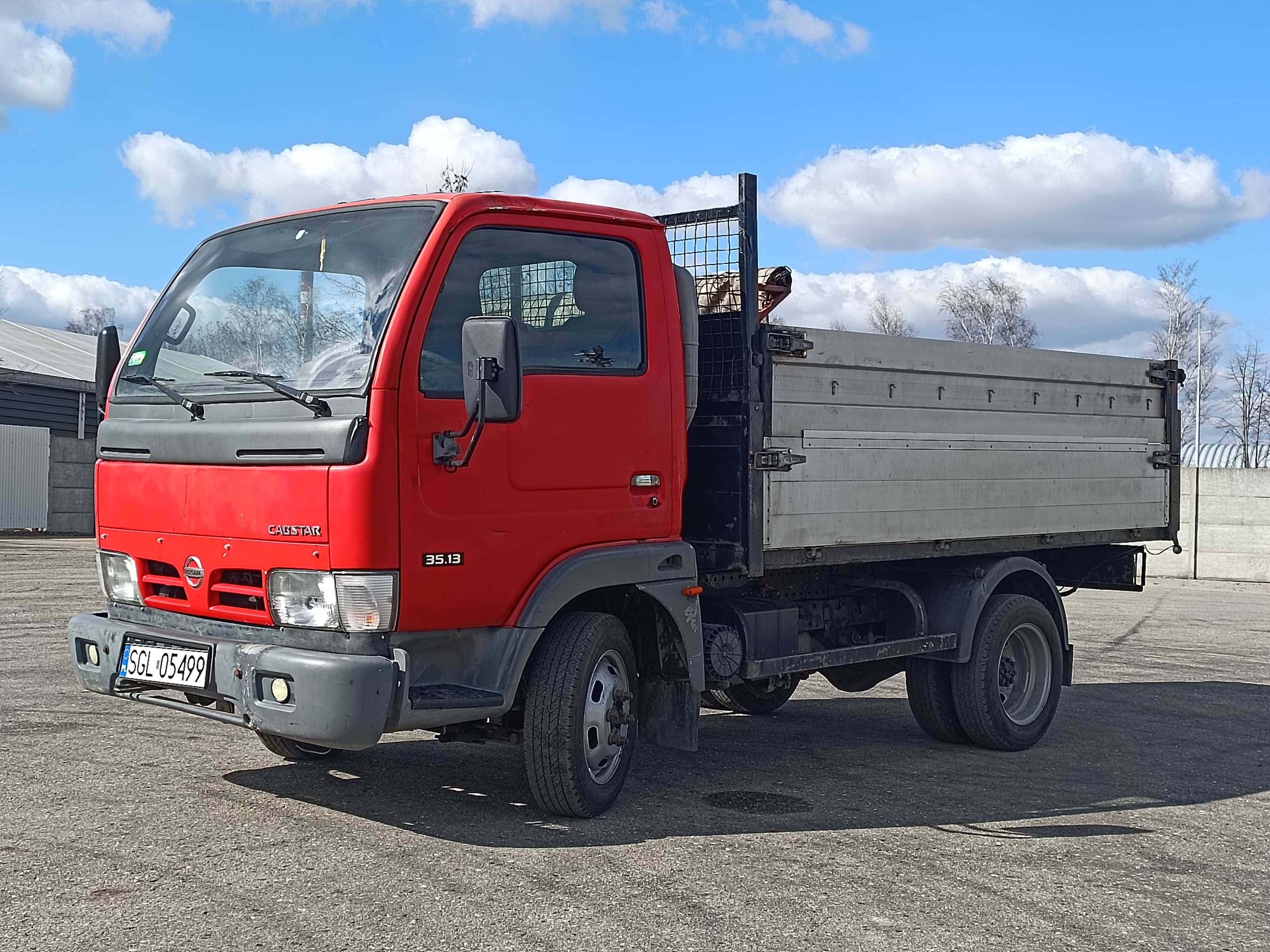 Nissan Cabstar 35.13  wywrotka  2006 rok 16''