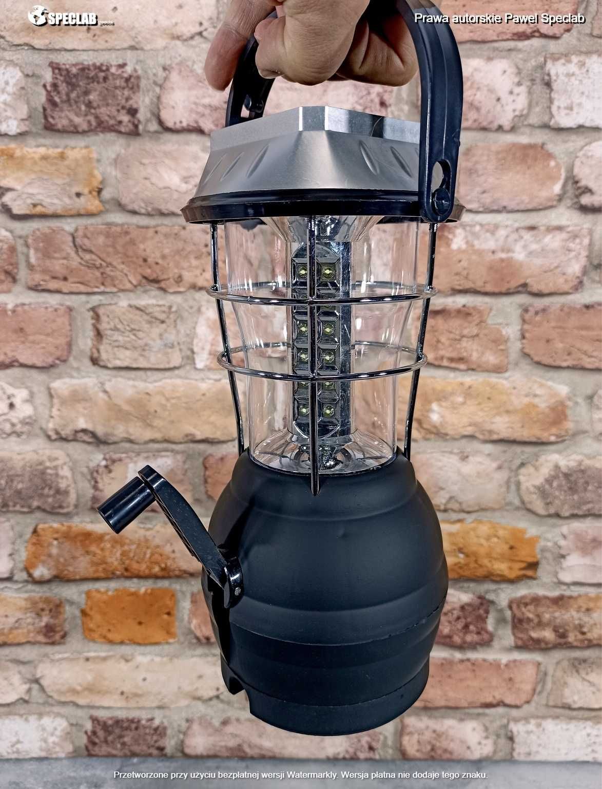 Lampa kempingowa 36 LED - 4 źródła ładowania