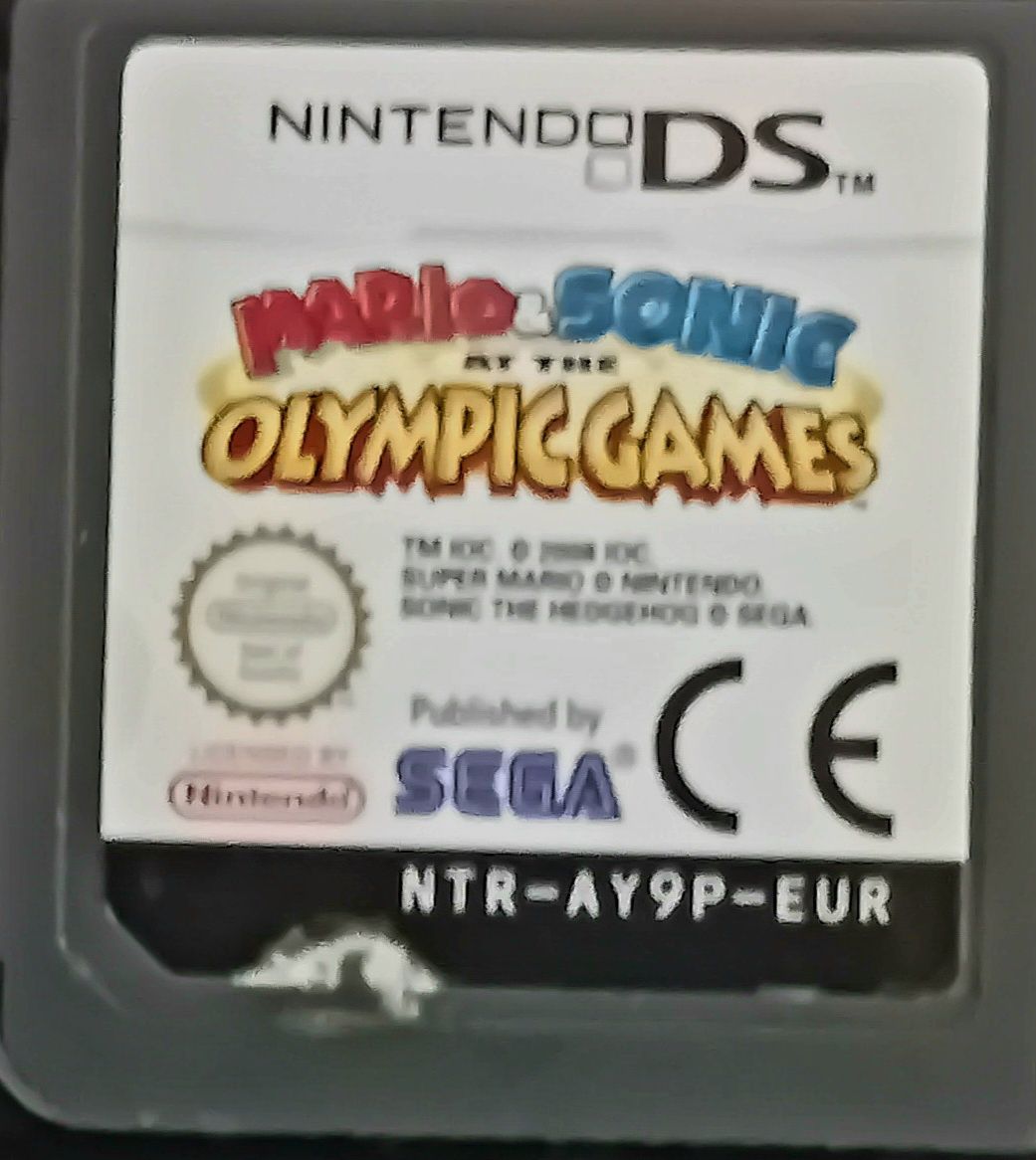 Cartucho de Mario e Sonic nos Jogos Olimpicos