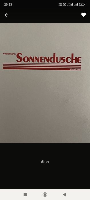 Solarium stojace- Waldmann 2600