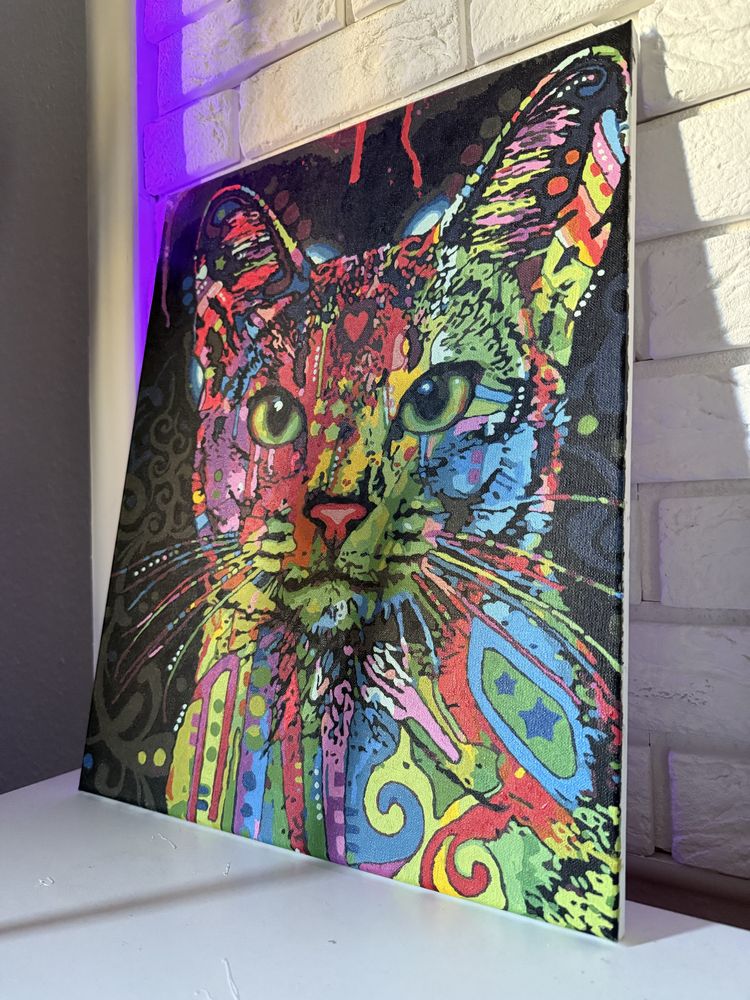 Obraz pop art kot