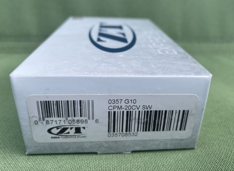 нож Zero Tolerance ZT 0357 SW Assisted Opening, G10, CPM-20CV