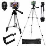STATYW NA APARAT Telefon SSTOJAK Tripod 102cm Do ZDJĘĆ Bluetooth PILOT