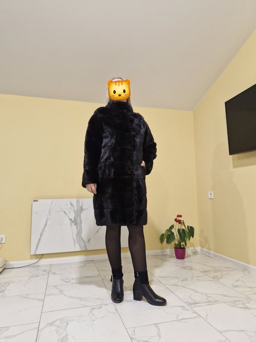 Шуба норка поперечка