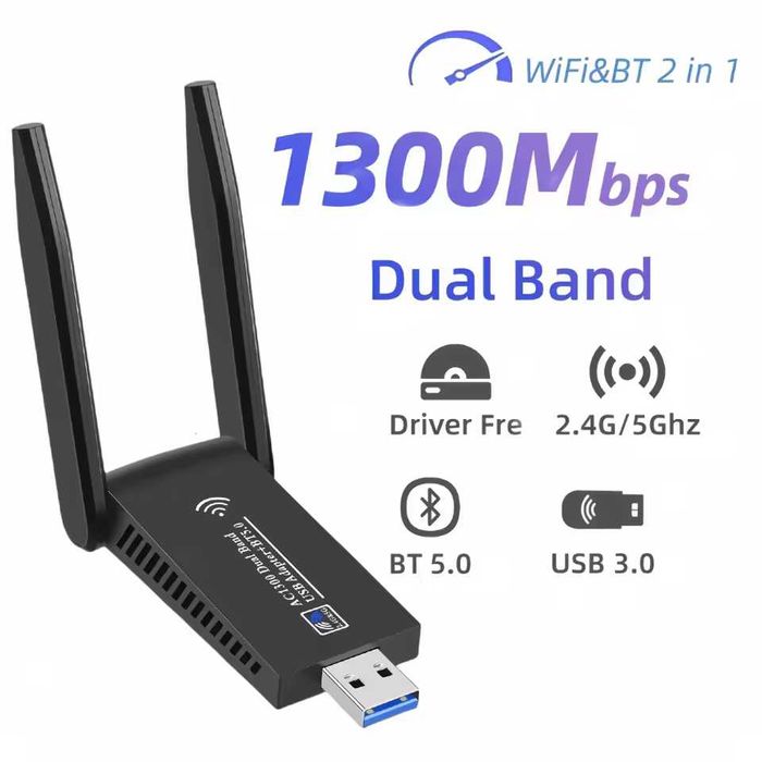 Karta sieciowa bezprzewodowy adapter Wi-FI Bluetooth