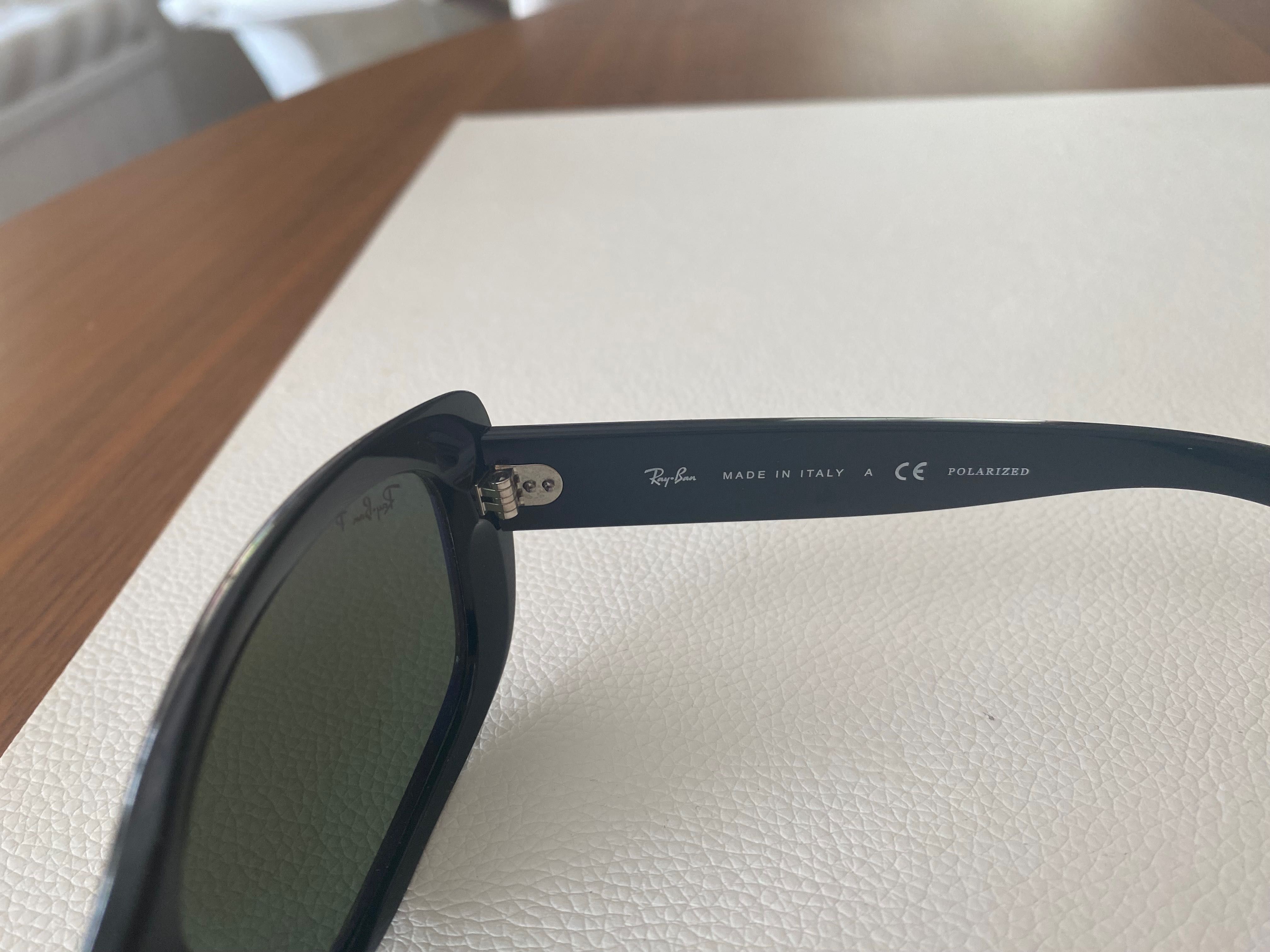 Okulary przeciwsłoneczne Ray-Ban Jackie Ohh 1 czarne z polaryzacją