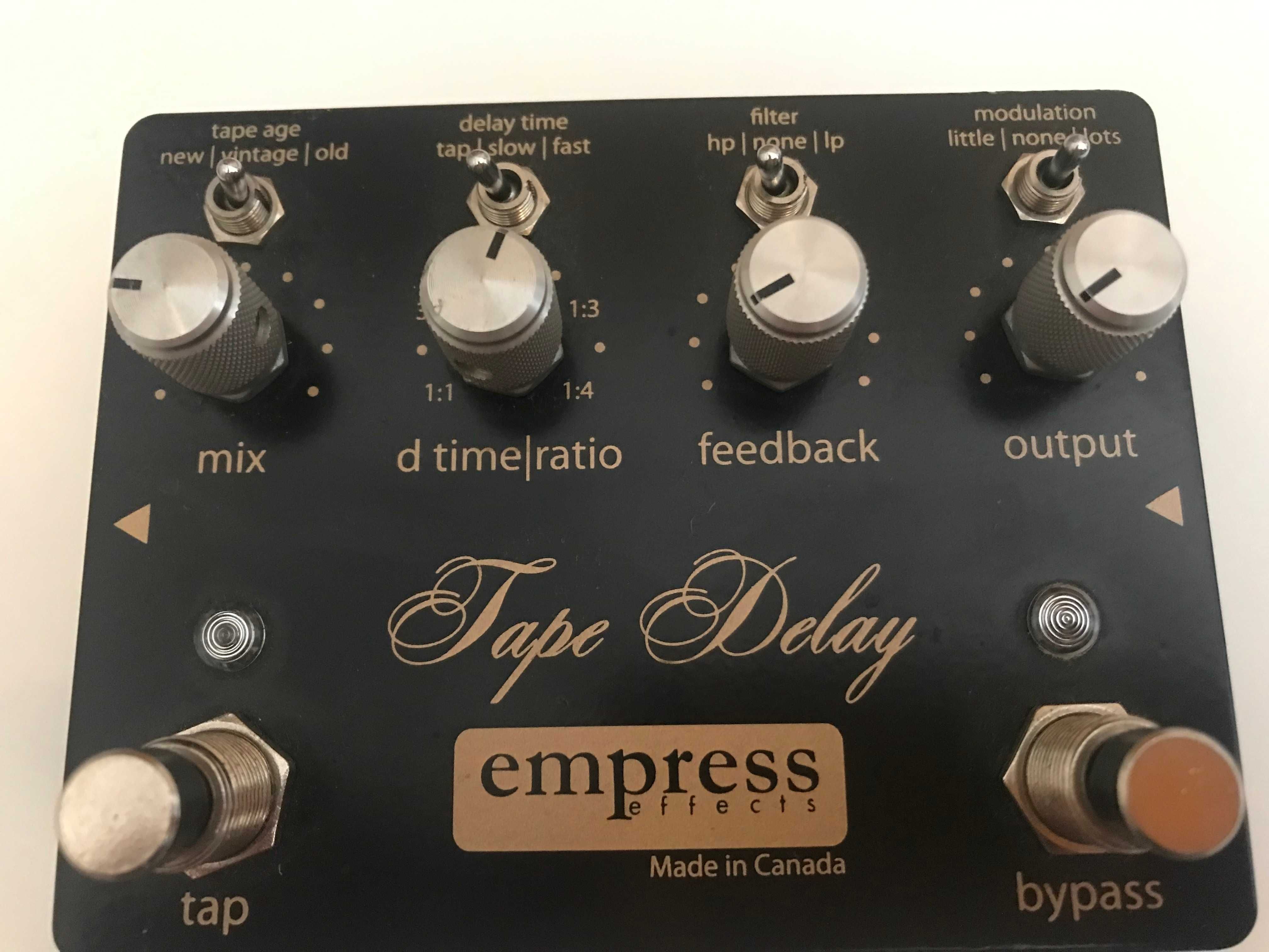 Empress Effects Vintage Tape Delay Pedal - Black