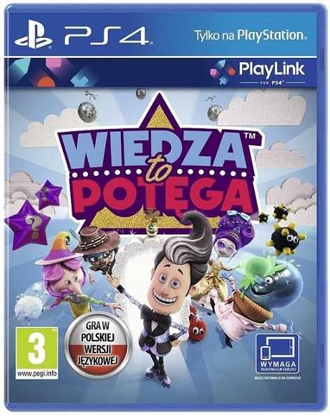 Wiedza to Potęga PS5 + PS4 + Slim + Pro = PŁYTA PL = PlayLink jak BUZZ