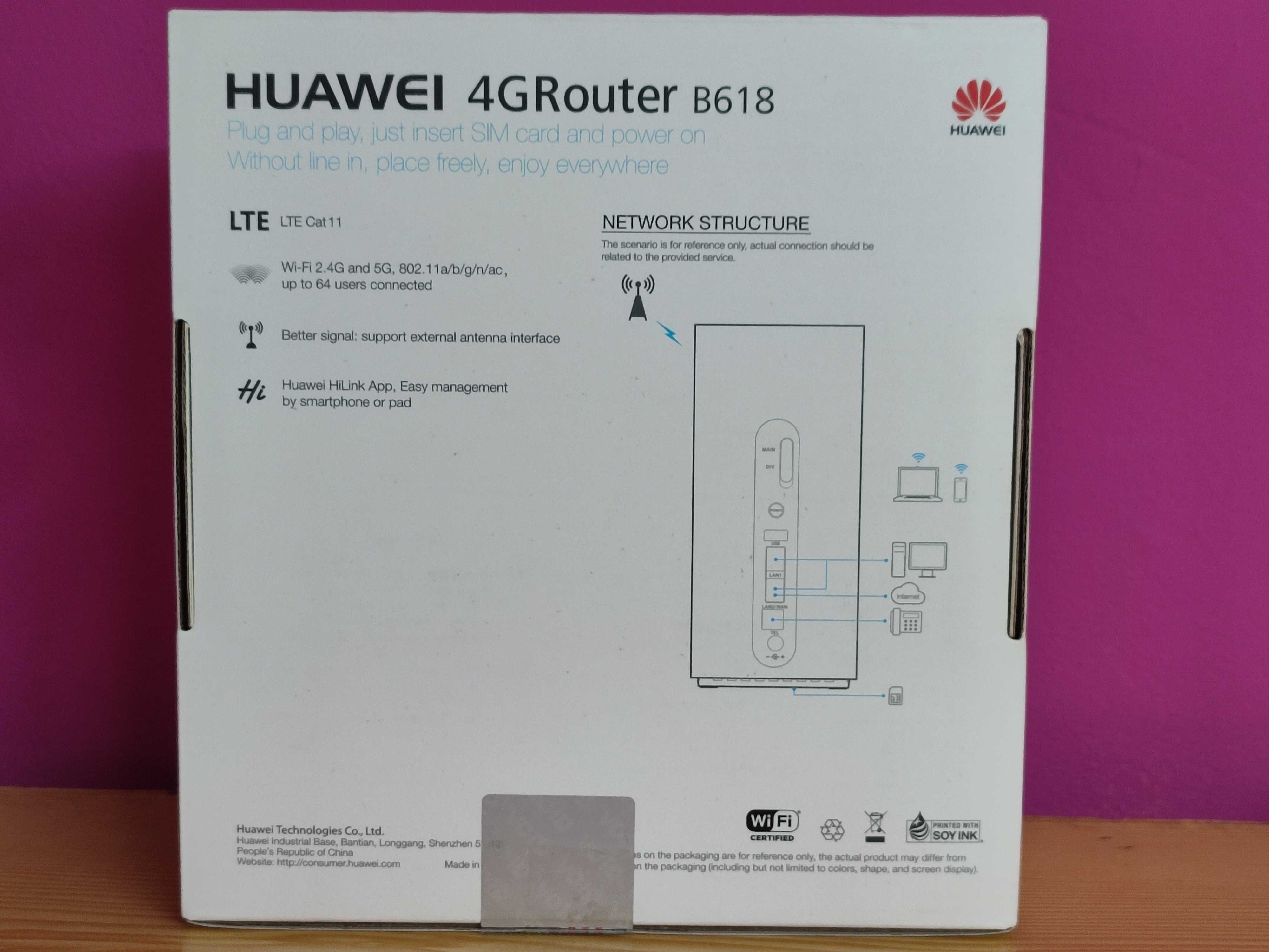 600mbps Huawei B618 4G LTE Cat.11 Router