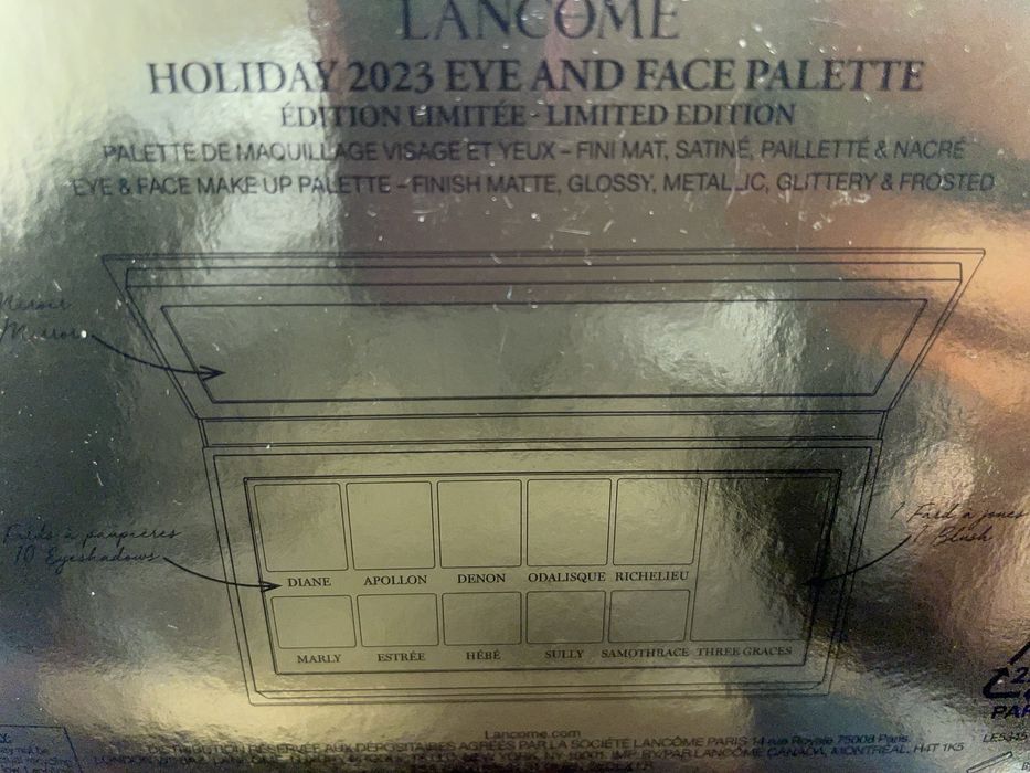 Палетка тіней та румʼян Lancome Eye & Face