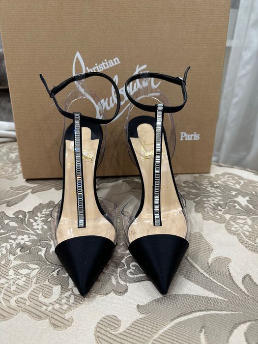 Туфлі, босоніжки, слінгбекі Christian Louboutin Nosy strass 100