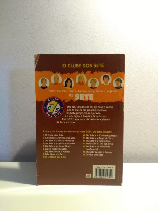 Os sete, o mistério dos sete, Enid Blyton