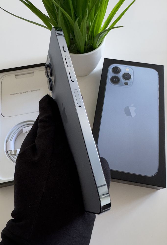 Iphone 13 pro max 128gb sierra blue как новый  Neverlock