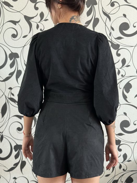 Zara l m ромпер сукня комбінезон чорний