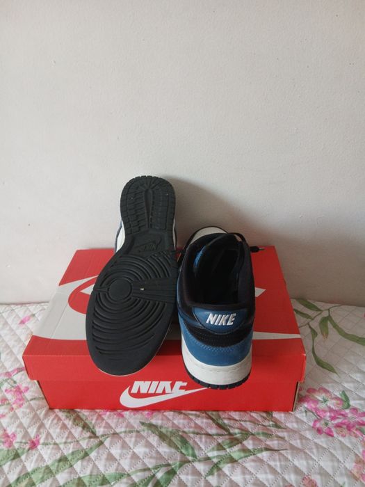 Nike dunk low summit white-industrial Blue