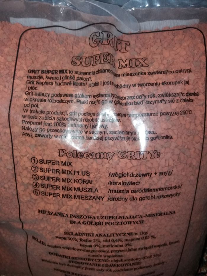 Grit dla gołębi. SUPER MIX