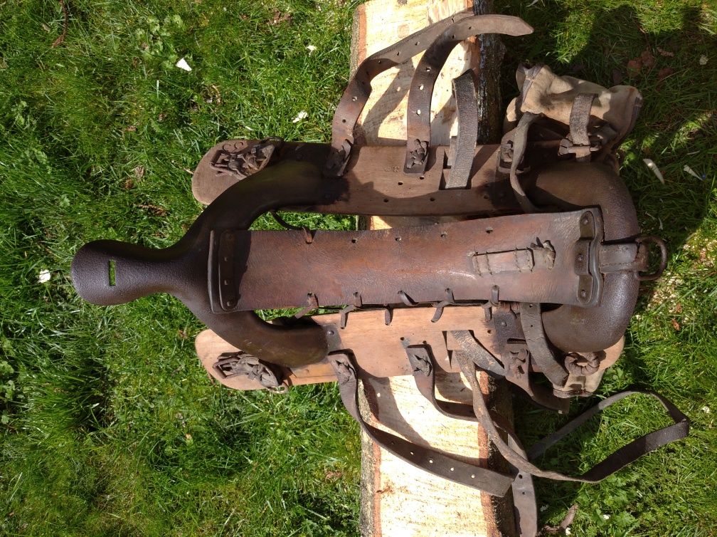 Terlica siodło kulbaka Pruska M1873 artyleria 1 wojna