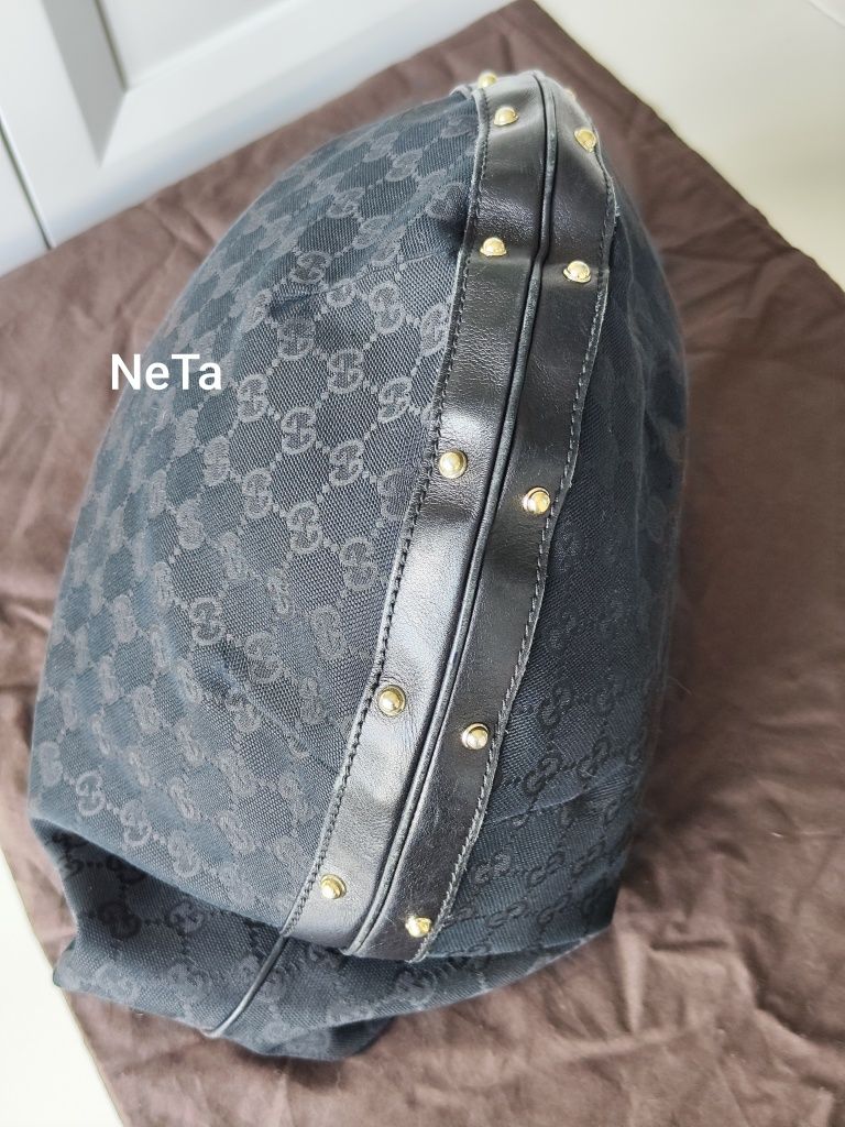 Gucci Hobo GG Half Moon Canvas  handbag сумка оригінал номерна, вінтаж
