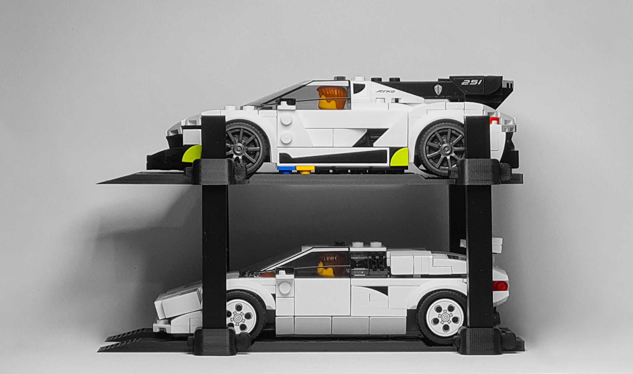 Lego Speed Champions winda na samochody (Lego car lift)