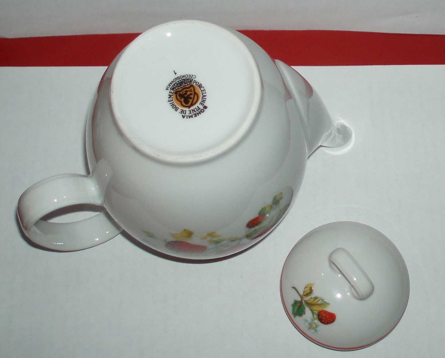 Винтаж фарфор кувшин чайник Porcelain fine de Boheme Сarlsbad Чехия