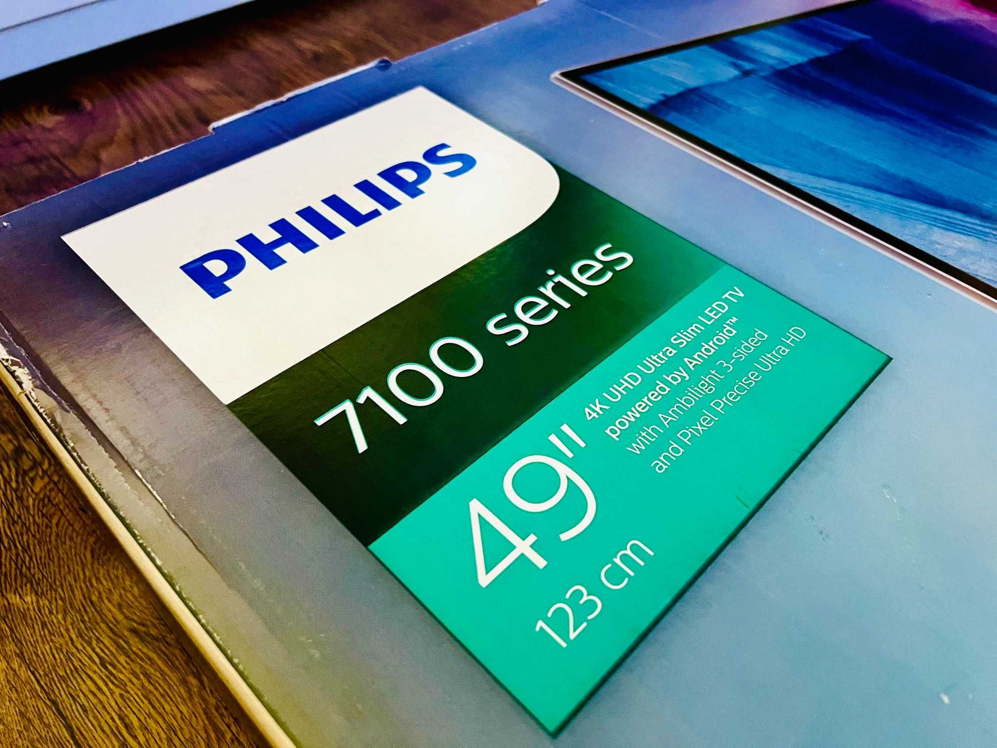 TV Philips 49" 49PUS7150/12 4K UHD Ambilight+Hue + sprzętowy upgrade