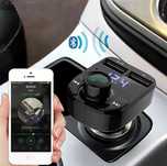 TRANSMITER bluetooth FM MP3 SD ładowarka 2xUSB