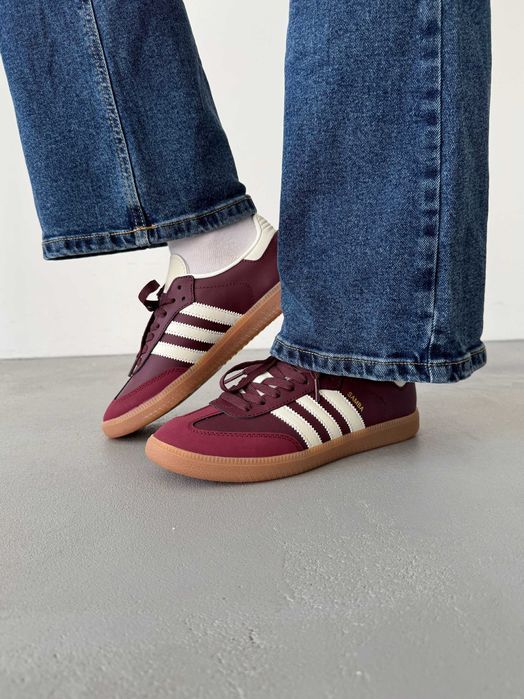 Кросівки Adidas Samba Bordo 36-45 (Оплата при отриманні)