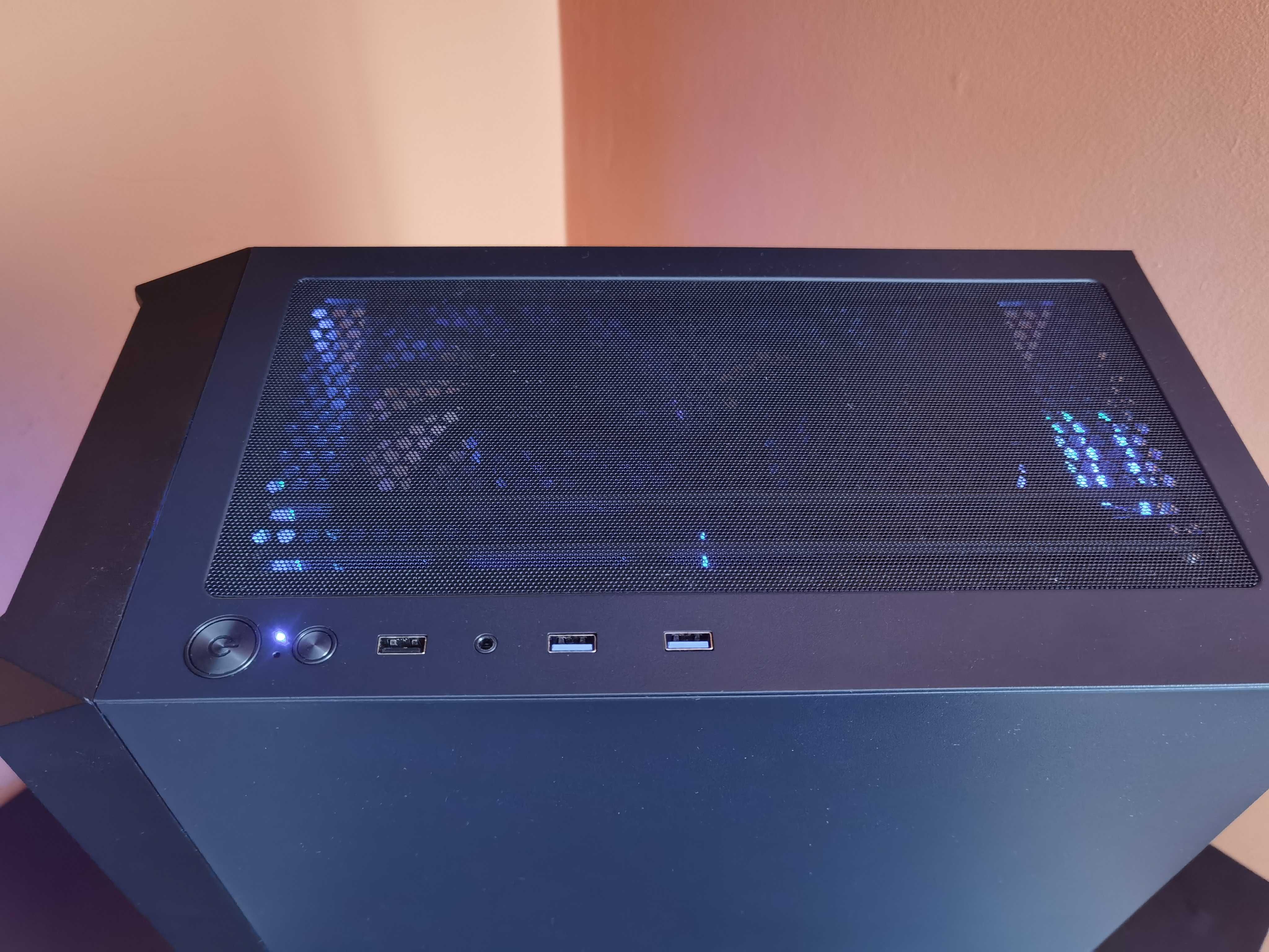 Ryzen 5 5600X, RTX 5060, 32GB RAM, 1TB SSD + HDD Komputer do gier RGB