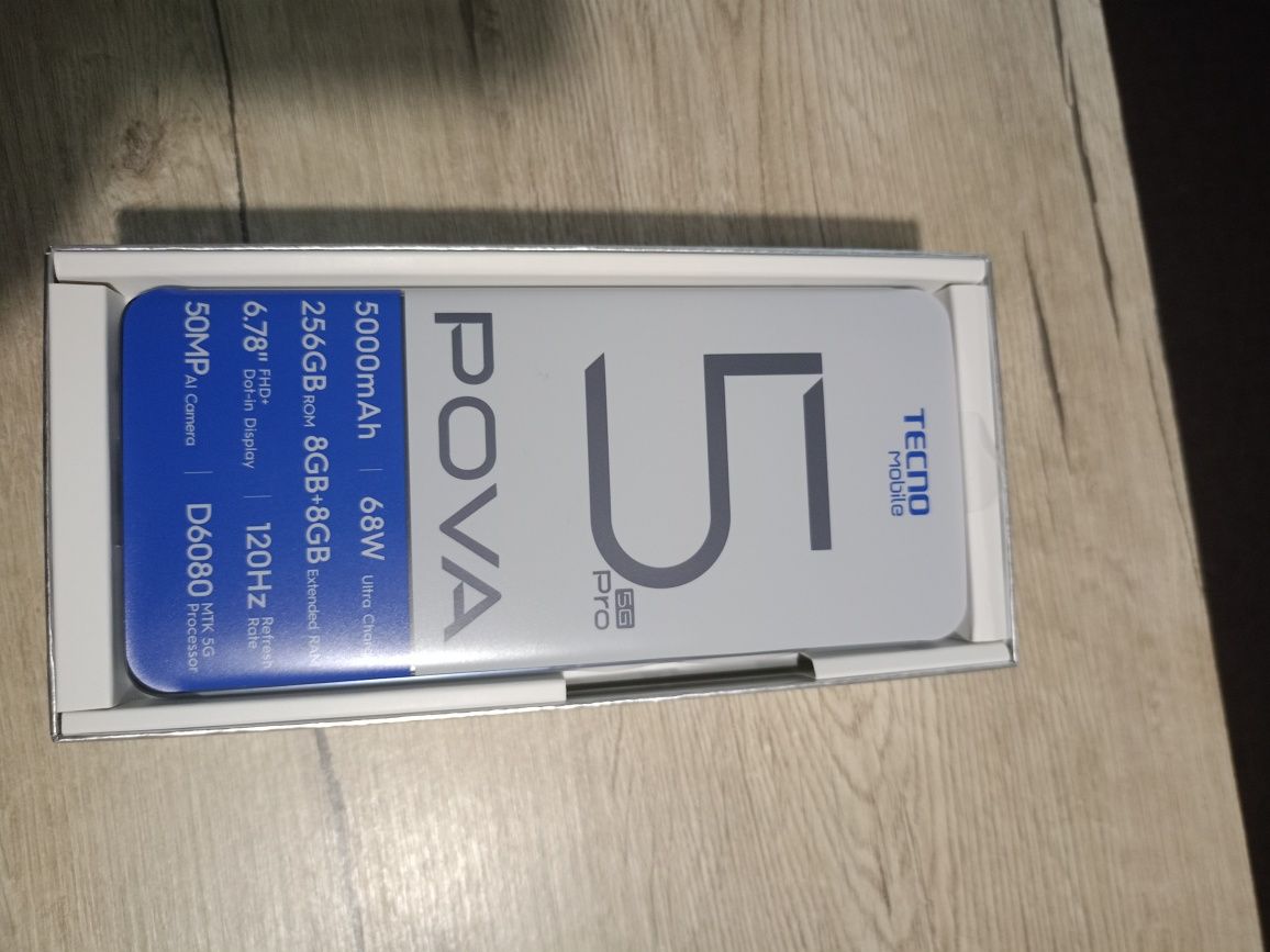Продаю новий,ігровий смартфон Tecno Pova5 Pro 5G
