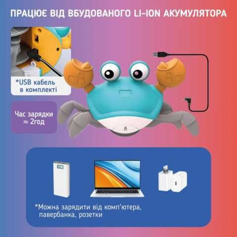 Танцюючий краб інтерактивний USB