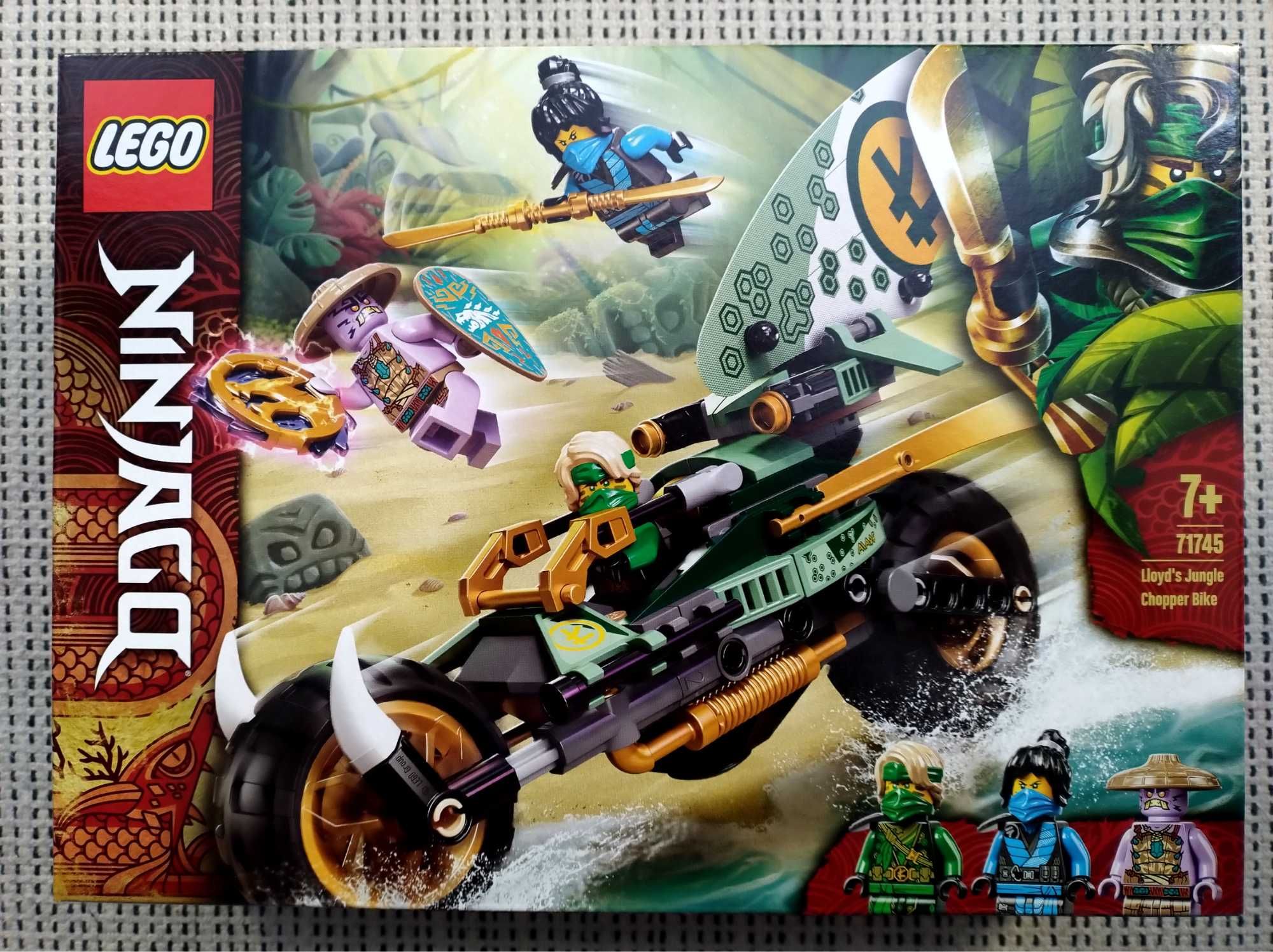 Nowe LEGO 71745 - Dżunglowy chopper Lloyda - Ninjago