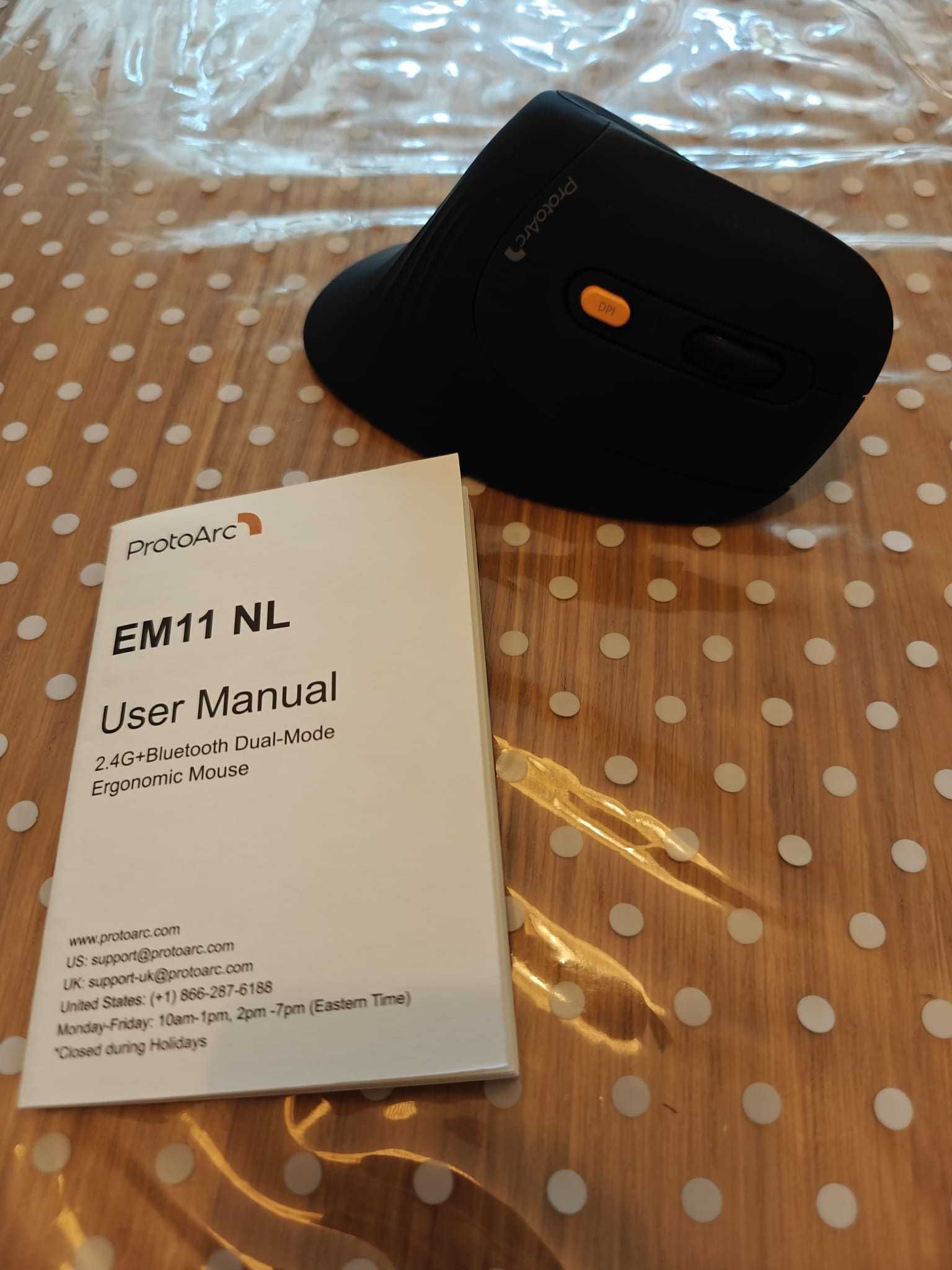 Rato Ergonómico ProtoArc EM11 NL