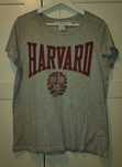 Szary t shirt H&M z napisem Harvard L