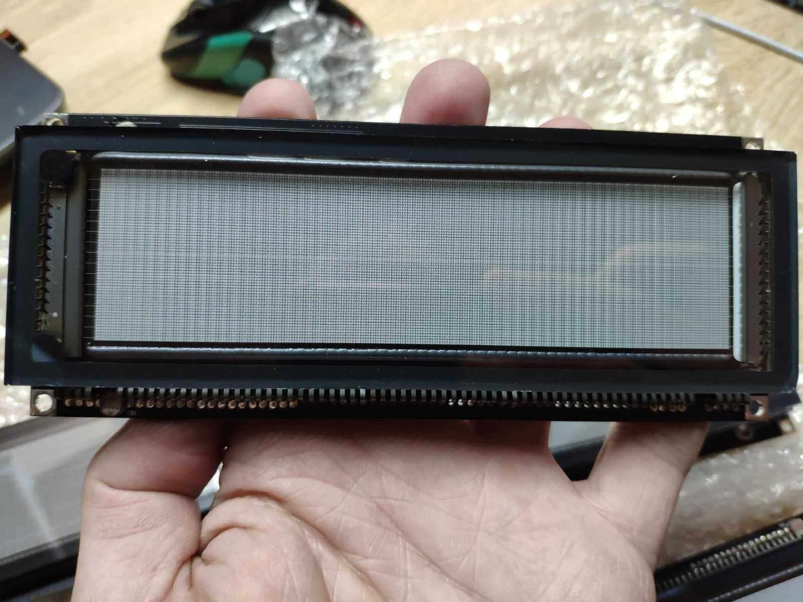 VFD Dyno Clock Wi-Fi на ESP32 (253x63)