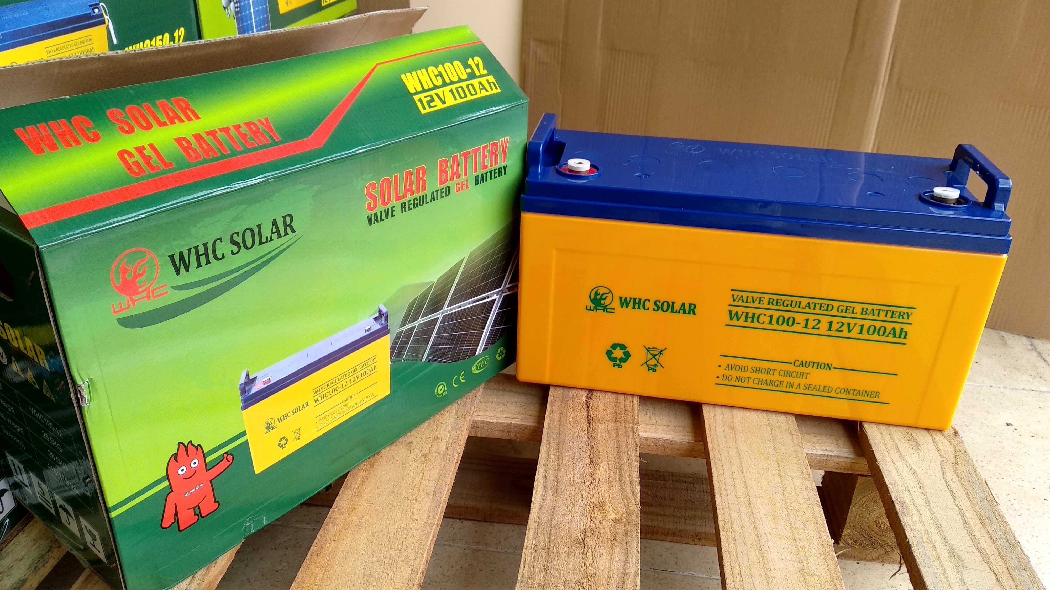 WHC Solar Gel battery 12V 120Ah Гелевий стартовий акумулятор ИБП