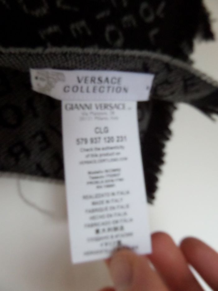 SZALIK GIANNI VERSACE Chusta Nowa Kolekcja 100% oryginał Italy Nowy !