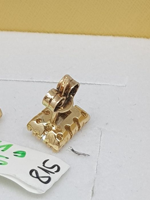 Złote kolczyki z cyrkoniami złoto 585