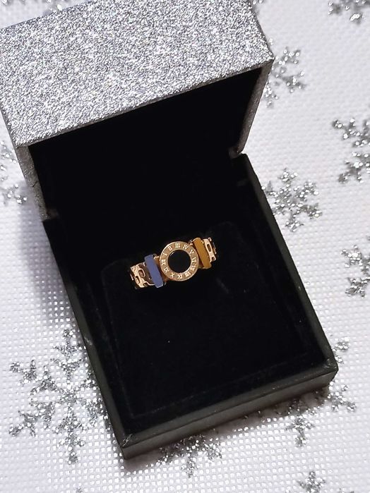 Pierścionek B v l g a r ii różowe złoto r.13 • NOWY • Piękny Prezent