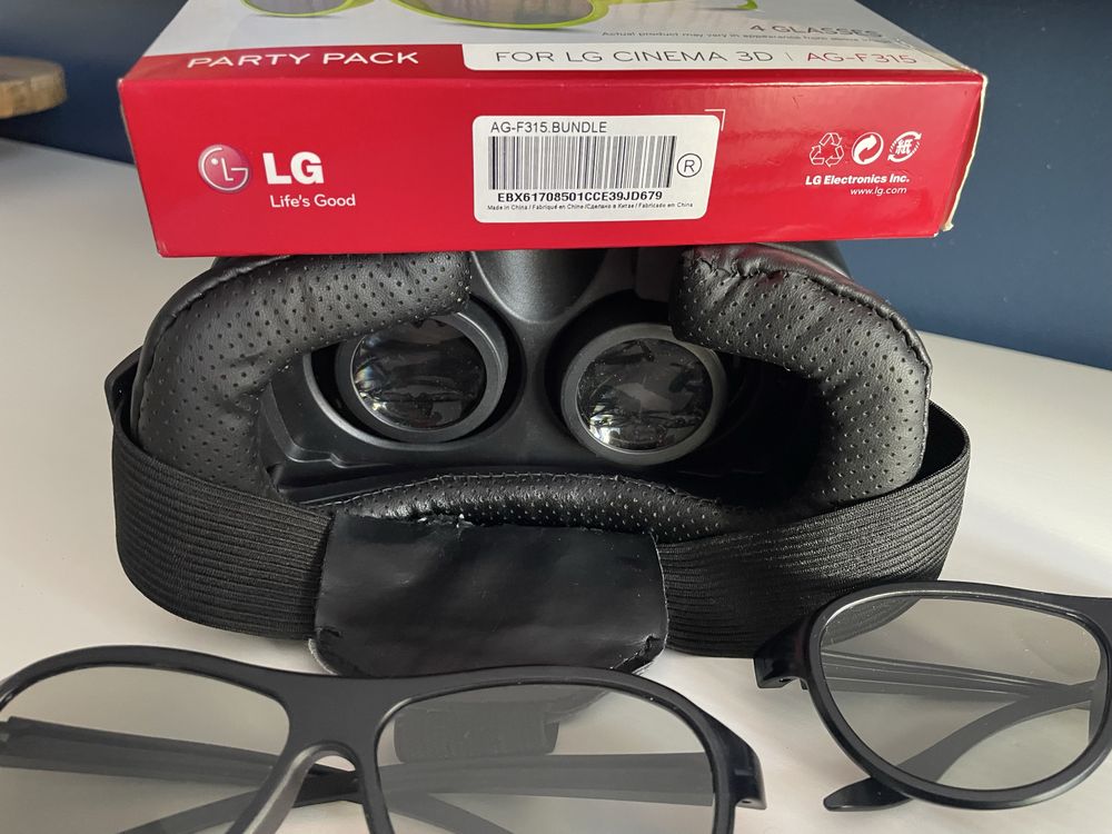 Zestaw „okularów” 3D dla kolekjonera LG i T-monile